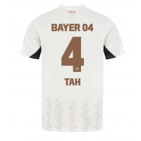 Bayer Leverkusen Jonathan Tah #4 Replika Bortatröja 2024-25 Kortärmad